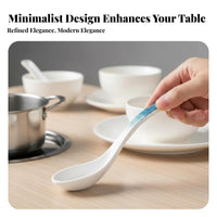 Melamine Tableware Set, Navy Crystal, Bowl Plate Mug Spoon, Adult