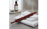 Two-Sided-Sided Design Tendon Rolling Stick Portable Gua Sha Scraping Tool Ergonomic Handle Full Body Massage Roller Polished Rim for Women