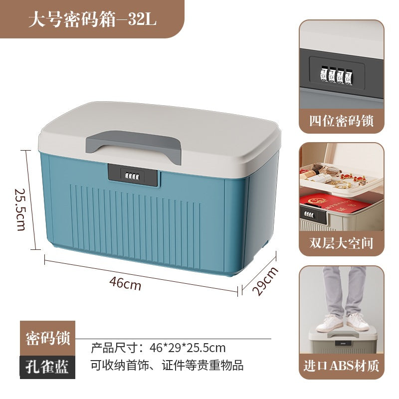 L-peacock Blue / Password Box