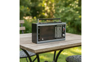 Radio Ornament with Handle Vintage-Style Radio Decoration Decorative for Studio
