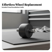 Floor Washer Small Wheel Effortless Movement Replacement Caster Wheel