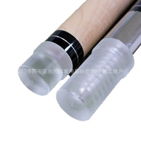 台球杆3/8-8牙保护套8牙透明亚克力保护套球杆中轮保护套台球用品