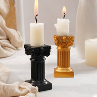 Roman Column Candle Holder Nordic Design Roman Pillar Candlestick Photo Prop
