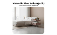 Acrylic Side Table with Drawer Light Luxury Stylish Nightsymbolize Living Room
