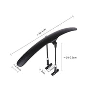 Mudguard with Support Rods Curved Bike Mudguard Set Cycle Mudguard Adjustable Bike Mudguard Easy-Install for Cyclists