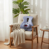 Ergonomic Support Pillow Contoured Back Cushion Pressure-Relieving Pillow Supportive for Office Workers