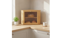 Countertop Bread Box Tiered Triangular Bread Box Clear for Bakers
