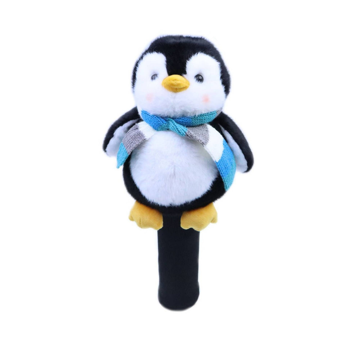 Stuffed Penguin Headcover Black and White Driver Cover Headcover Yellow Beak