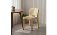 Modern Design Molded Plastic Chair Lightweight Interior Furnishing Stackable for Beauty Salon