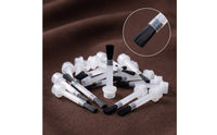 50 Pieces Replacement Nail Brush Head Detachable Nail Brush Head with Flat Bristles Brushes Translucent Applicator