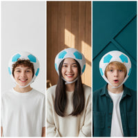 Soccer Ball Hat Soft Head Cover Eye-Catching for Cosplayers