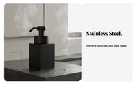 Countertop Foam Dispenser Refillable Foaming Soap Dispenser Modern Design Stainless Steel Soap Pump for Kitchen, Hotel