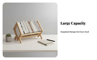 Desktop Bookshelf Space-Saving Design table Book Rack Multipurpose table Book Holder for Students, Office, Study Room
