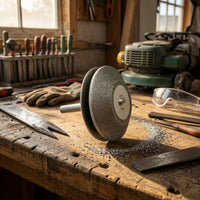 Diamond Lawn Mower Blade Grinder Abrasive Mower Blade Grinder Easy to Use Grinding Stone with Shank Sturdy for Gardeners, DIYers, Workshop, Garage