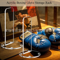 Vertical Acrylic Glove Display Stand for Signed Memorabilia