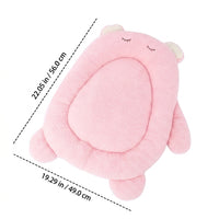 Cartoon Dog Bed, Calming Cat Bed for Anxious Pets, Washable Oval Dog Beds 56x49cm, Soft Polyester Fibre