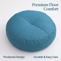 Floor Pillow Meditation Cushion, Washable Round Floor Cushion for Adults, Living Room Balcony Outdoo - Image 2
