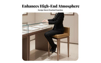 Upholstered Low-Back Stool Modern Design Commercial Furniture Sturdy