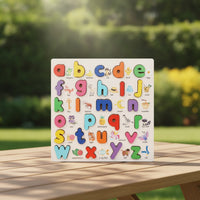 Wooden Matching Puzzle Early-Learning Recognition Board Puzzle Board Educational Shape Recognition Blocks Thick for Toddlers