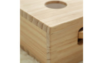 Cat Puzzle Box Solid Wood Wooden Cat Puzzle Sturdy for Indoor Cats