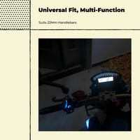 Waterproof LED Controller for Motorcycle & Scooter Handlebar