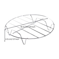 Stainless Steel Steaming Rack, Sturdy robustDuty Pot Holder, Multi-Functional Kitchen Organizer, Heat Insulation, Heat-Resistant anti-slipScald Stand