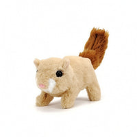Electronic Stuffed Squirrel Electric Walking Squirrel Toy Fuzzy Soft for Children, Playtime, Bedroom