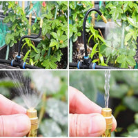 Universal Spray Nozzle Watering Kit with 5M Pipe and 3 Nozzles