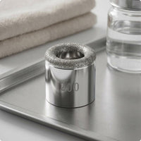 Silver Finish Metal Grinding Head High Performance crystalGrit Grinding Head