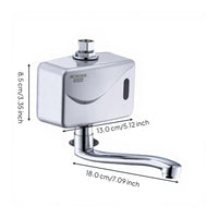 Contactless Infrared Wall-Mounted Bathroom Faucet