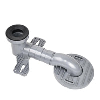Toilet Shifter Odor Blocking Toilet Drain Offset Adapter Clog-Resistant Design Waste Tube Shifter for Restroom Renovation
