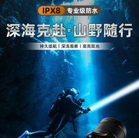 Professional Diving Flashlight XL51-2, 10W LED, Waterproof, 500m Range