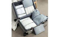 7 Pieces Travel Organizer Set Lightweight Hanging Toiletry Bag Zippered