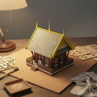 Southeast Asian Temple Model Simulation Scene 1:72 Scale Building Kit Paintable