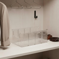 Acrylic Belt Organizer Space Saving Drawer Divider Easy Reach for Wardrobe, Men