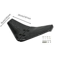 Carbon-Fiber-Style Outboard Hydrofoil Stabilizer Curved Marine Hydrofoil Wing Easy to Install Boat Stabilizer Fin Streamlined