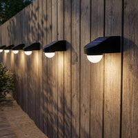 Solar-Powered Wall Light Energy Saving Outdoor Lighting Easy to Install