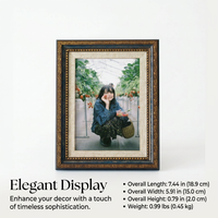 Vintage Picture Frame Desk Display, Ornate European Classical Resin Frame, Handmade Decorative Holde - Image 7