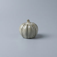 Flower Vase with Pumpkin Shaped Glazed Finish for Halloween Decor, Compact Ceramic for Tabletop Display, Living Room Ornament