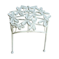 Dragonfly Stool Cast Iron Display Stand Curved Brackets