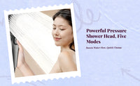 High-pressure handheld shower head