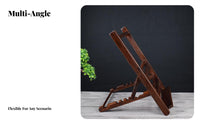 Carved perusing Easel Decorative foldable Book Rest Adjustable Angle for Altar