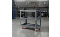 Heavy Duty Rolling Tool Cart Metal Mechanic Tool Cart Long-Lasting Rust Resistant for Mechanics, Repair Shop