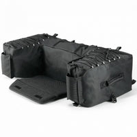 U-Shaped ATV Rear Cargo Bag with Bottle Pockets Stable ATV Tail Bag Portable Long-Lasting for Camping
