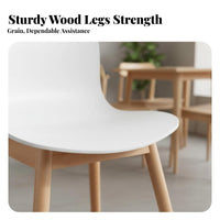 5 Pieces Round 4-Seater Table Set Minimalist Design Household Furniture for Cafe