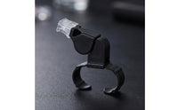 Coaching Whistle with Mouth Guard Guard Double-toneTone Whistle with Finger Loop Easy to Use for Referees, Sports Officials, Training Periods
