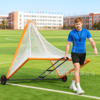 Heavy-Duty Steel Hockey and Soccer Goal Trailer with 8-Inch Wheels
