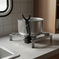 Y Shape Support Clip Easy to Clean Adjustable Pot Holder Heat-Resistant