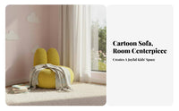 Plush Floppy-Eared Chair Cute Lagomorph Design Floppy-Eared Character Seat Soft and Comfortable Sturdy Construction