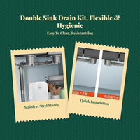 Double Bowl Stainless Steel Sink